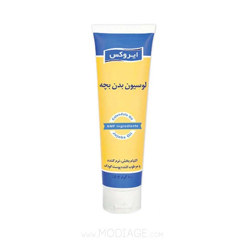 لوسیون بدن بچه ایروکس، نرم و مرطوب کننده پوست کودک