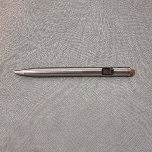 فروش خودکار روانویس کلکسیونی ژاپنی دهه 60 استیل ساعت‌دار