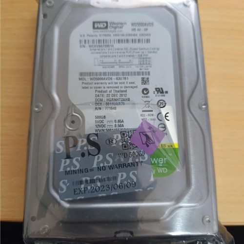فروش هارد وسترن 500 گیگابایت با بهترین قیمت