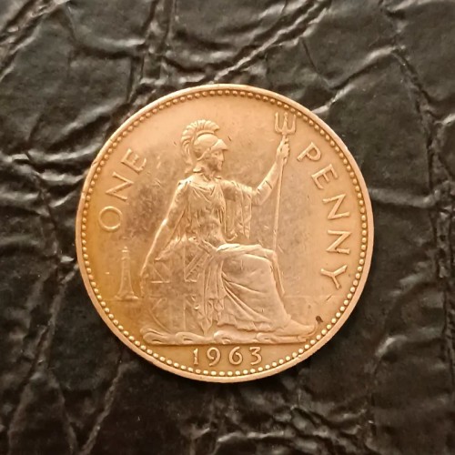 فروش سکه 1 پنی انگلستان 1963