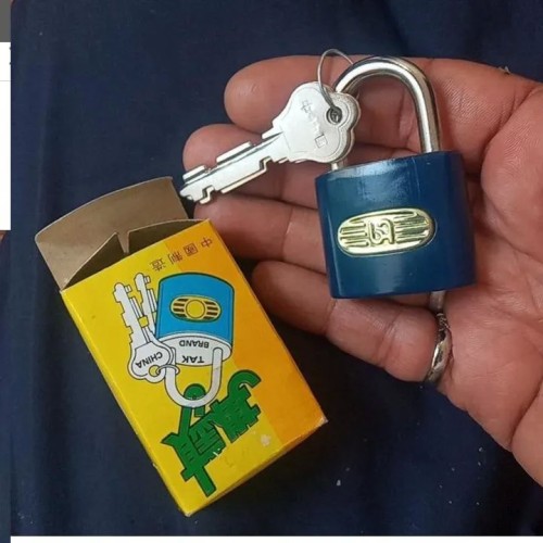 فروش قفل قدیمی کلکسیونی نو با دو کلید و رنگ تصادفی