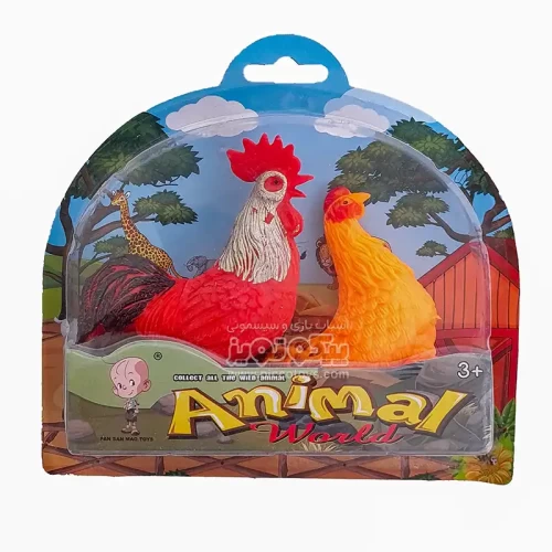 فیگور مرغ و خروس کد P/929/MK با طراحی جذاب