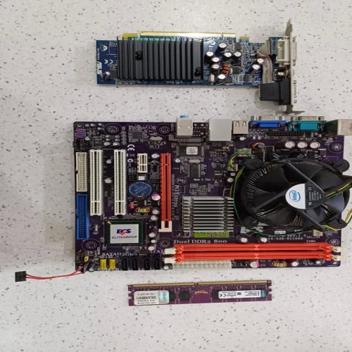 فروش مادر برد همراه با CPU، کارت گرافیک و رم DDR2