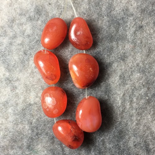 خرید مهره عقیق کهنه 7 عددی وردسا با بهترین قیمت