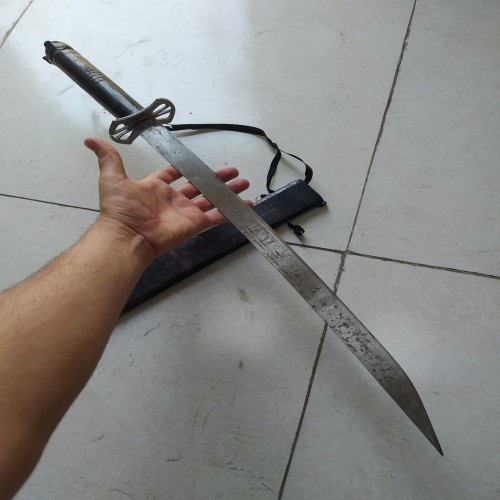 فروش شمشیر سامورایی غلاف دار ساخت استاد فرخ زنجان