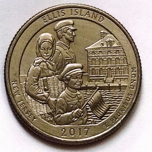 سکه 25 سنت نیوجرسی آمریکا 2017 (1570)P اصل و با کیفیت