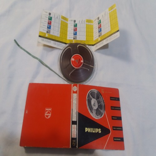 فروش نوار ضبط ریل فیلیپس هلند 1200 فوت کاور جلد دار