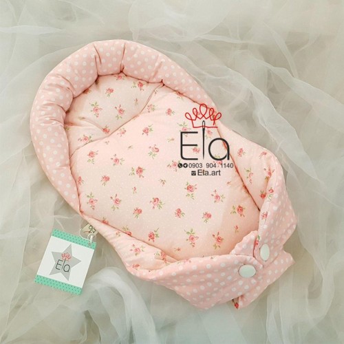 آغوشگیر کودک Elaart مدل گل رز گلبهی 8058