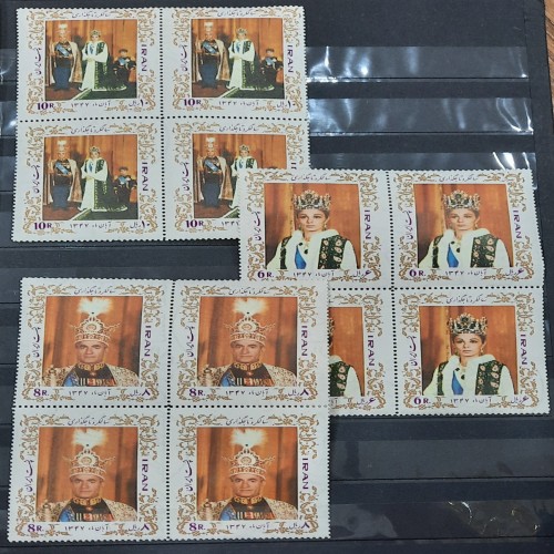 خرید بلوک تمبر تاجگذاری سال 1347 وردسا با بهترین قیمت