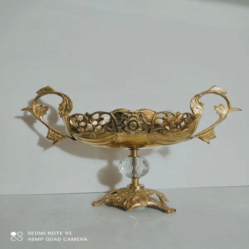 فروش کشکول برنزی پایه دار