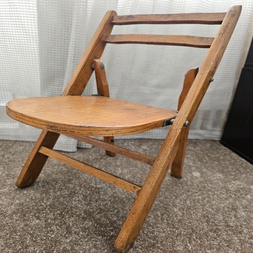 فروش صندلی مینیاتوری قاجاری کلکسیونی تاشو دکوری